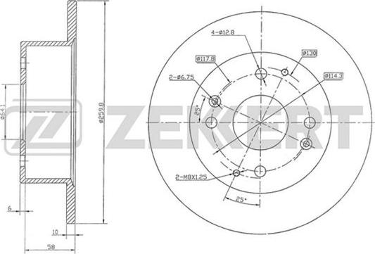 Zekkert BS-5762 - Kočioni disk www.molydon.hr