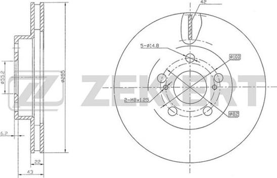 Zekkert BS-5779 - Kočioni disk www.molydon.hr