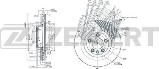 Zekkert BS-6163 - Kočioni disk www.molydon.hr