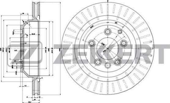 Zekkert BS-6219 - Kočioni disk www.molydon.hr