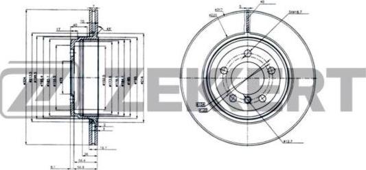 Zekkert BS-6214 - Kočioni disk www.molydon.hr