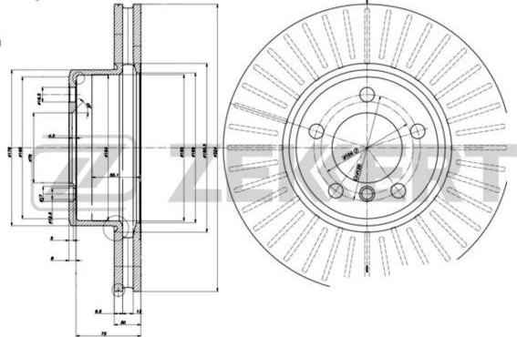 Zekkert BS-6212 - Kočioni disk www.molydon.hr