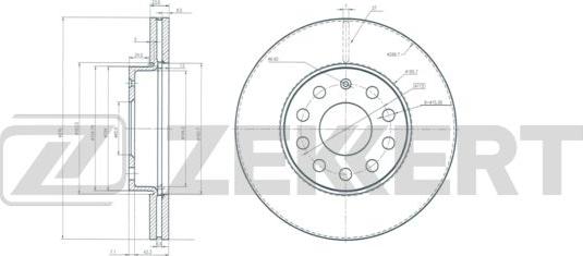 Zekkert BS-6225 - Kočioni disk www.molydon.hr