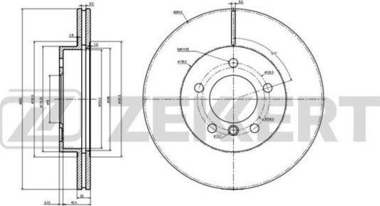 Zekkert BS-6222 - Kočioni disk www.molydon.hr