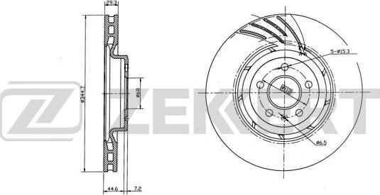 Zekkert BS-6277 - Kočioni disk www.molydon.hr