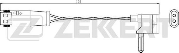 Zekkert BS-8043 - Signalni kontakt, trosenje kočione plocice www.molydon.hr