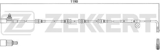 Zekkert BS-8051 - Signalni kontakt, trosenje kočione plocice www.molydon.hr