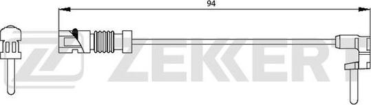 Zekkert BS-8003 - Signalni kontakt, trosenje kočione plocice www.molydon.hr