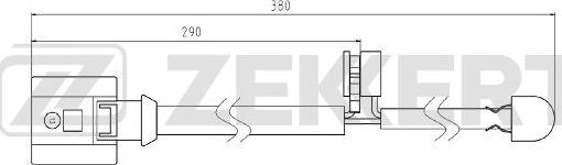 Zekkert BS-8085 - Signalni kontakt, trosenje kočione plocice www.molydon.hr