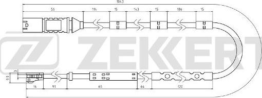 Zekkert BS-8083 - Signalni kontakt, trosenje kočione plocice www.molydon.hr