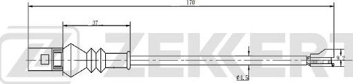 Zekkert BS-8079 - Signalni kontakt, trosenje kočione plocice www.molydon.hr