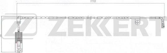 Zekkert BS-8071 - Signalni kontakt, trosenje kočione plocice www.molydon.hr