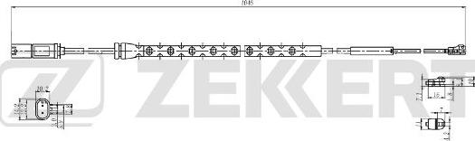 Zekkert BS-8100 - Signalni kontakt, trosenje kočione plocice www.molydon.hr