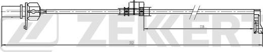 Zekkert BS-8107 - Signalni kontakt, trosenje kočione plocice www.molydon.hr