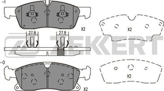 Zekkert BS-2951 - Komplet Pločica, disk-kočnica www.molydon.hr