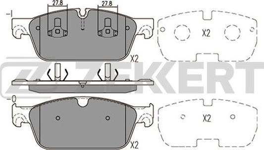 Zekkert BS-2467 - Komplet Pločica, disk-kočnica www.molydon.hr