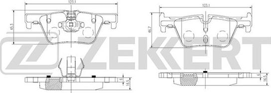 Zekkert BS-2149 - Komplet Pločica, disk-kočnica www.molydon.hr