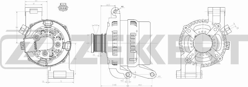 Zekkert GE-1008 - Alternator www.molydon.hr