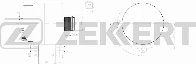 Zekkert GE-1003 - Alternator www.molydon.hr