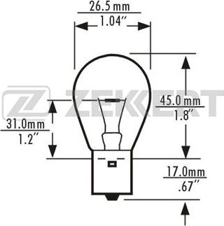 Zekkert LP-1083 - Žarulja, Žmigavac www.molydon.hr