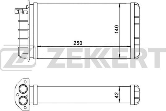 Zekkert MK-5048 - Izmjenjivač topline, grijanje unutrasnjeg prostora www.molydon.hr