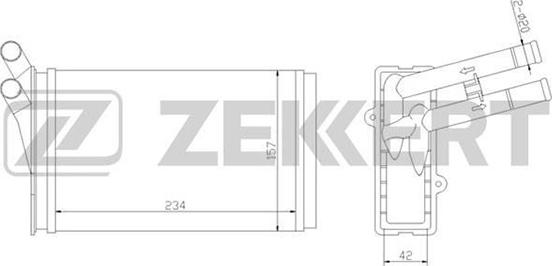 Zekkert MK-5009 - Izmjenjivač topline, grijanje unutrasnjeg prostora www.molydon.hr