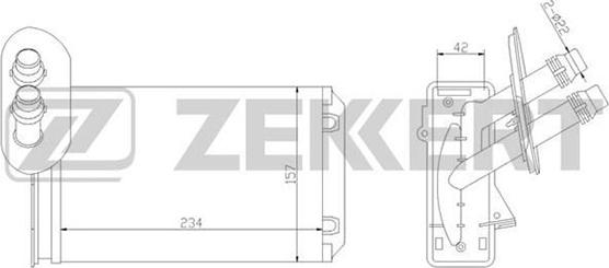Zekkert MK-5035 - Izmjenjivač topline, grijanje unutrasnjeg prostora www.molydon.hr