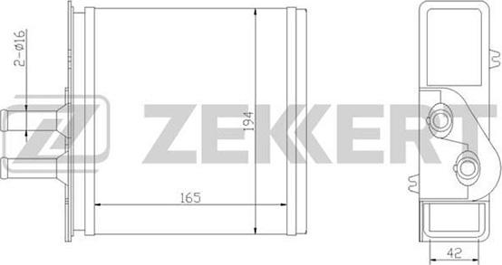 Zekkert MK-5070 - Izmjenjivač topline, grijanje unutrasnjeg prostora www.molydon.hr