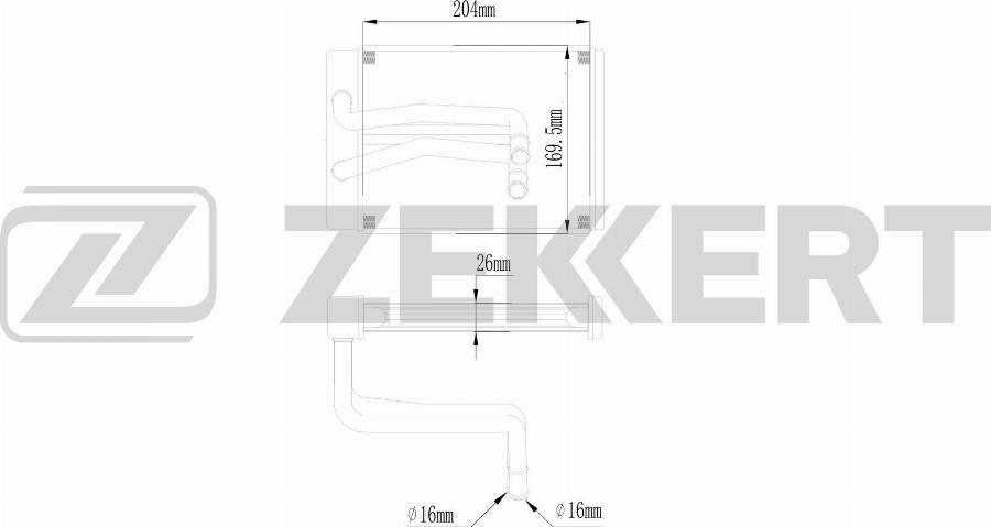 Zekkert MK-5140 - Izmjenjivač topline, grijanje unutrasnjeg prostora www.molydon.hr