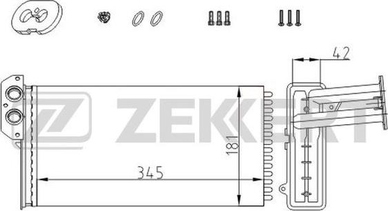 Zekkert MK-5116 - Izmjenjivač topline, grijanje unutrasnjeg prostora www.molydon.hr