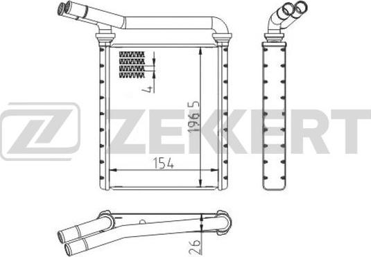 Zekkert MK-5137 - Izmjenjivač topline, grijanje unutrasnjeg prostora www.molydon.hr