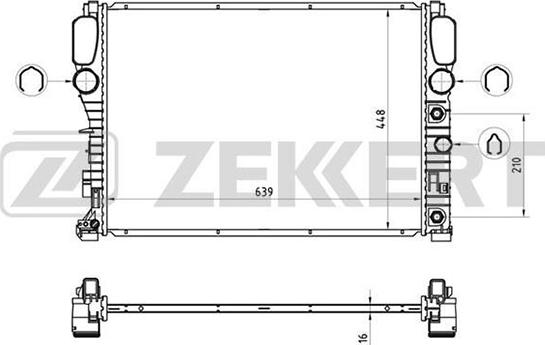 Zekkert MK-1443 - Hladnjak, hladjenje motora www.molydon.hr