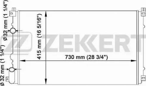 Zekkert MK-1442 - Hladnjak, hladjenje motora www.molydon.hr