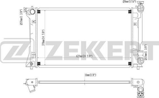 Zekkert MK-1453 - Hladnjak, hladjenje motora www.molydon.hr