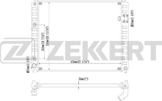 Zekkert MK-1419 - Hladnjak, hladjenje motora www.molydon.hr