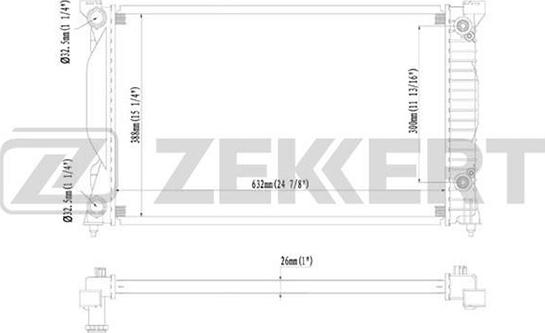 Zekkert MK-1431 - Hladnjak, hladjenje motora www.molydon.hr