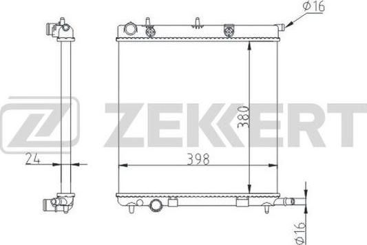 Zekkert MK-1550 - Hladnjak, hladjenje motora www.molydon.hr