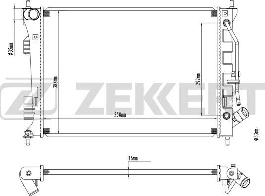 Zekkert MK-1569 - Hladnjak, hladjenje motora www.molydon.hr