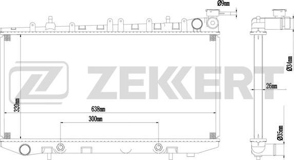 Zekkert MK-1567 - Hladnjak, hladjenje motora www.molydon.hr