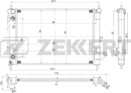 Zekkert MK-1579 - Hladnjak, hladjenje motora www.molydon.hr