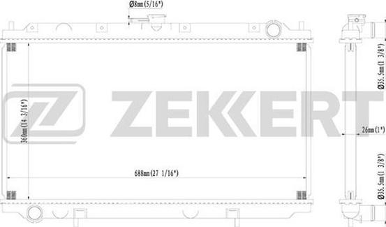 Zekkert MK-1097 - Hladnjak, hladjenje motora www.molydon.hr