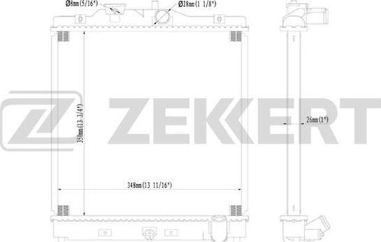 Zekkert MK-1056 - Hladnjak, hladjenje motora www.molydon.hr