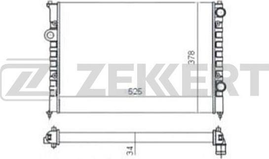 Zekkert MK-1053 - Hladnjak, hladjenje motora www.molydon.hr