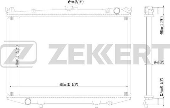 Zekkert MK-1057 - Hladnjak, hladjenje motora www.molydon.hr