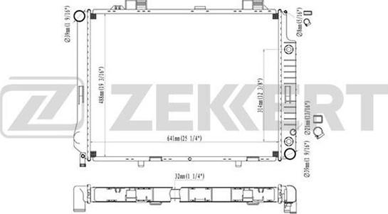 Zekkert MK-1069 - Hladnjak, hladjenje motora www.molydon.hr