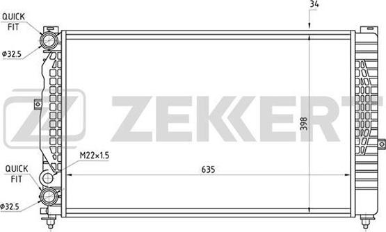 Zekkert MK-1065 - Hladnjak, hladjenje motora www.molydon.hr