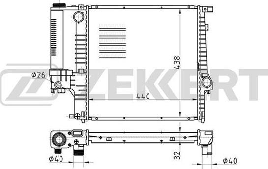 Zekkert MK-1000 - Hladnjak, hladjenje motora www.molydon.hr