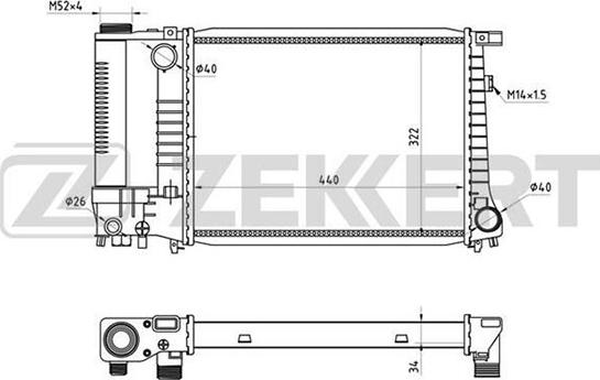 Zekkert MK-1001 - Hladnjak, hladjenje motora www.molydon.hr