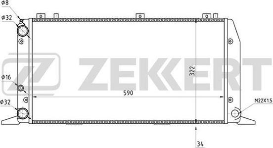 Zekkert MK-1019 - Hladnjak, hladjenje motora www.molydon.hr