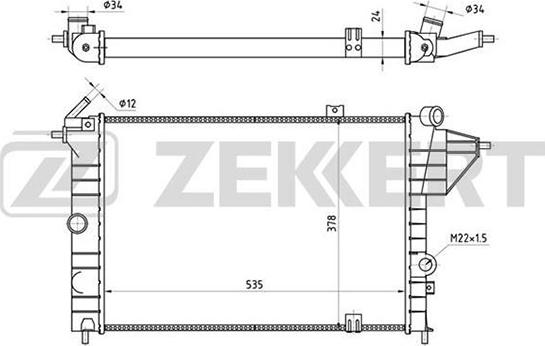 Zekkert MK-1015 - Hladnjak, hladjenje motora www.molydon.hr